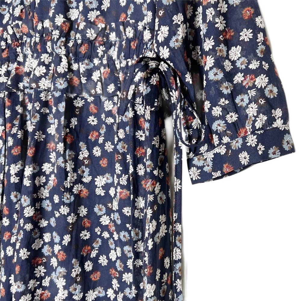 Anthropologie Great Britain Brand The Korner Cotton Floral Dress - Size Small - Picture 3 of 9